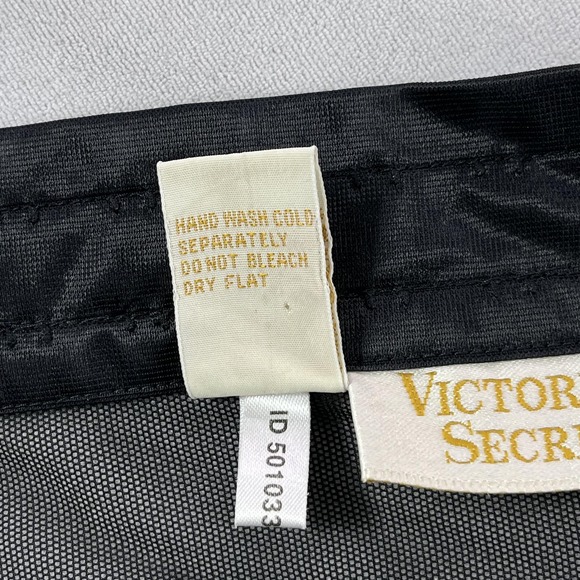 Vintage Victoria's Secret Bustier Women 36B Black Lace Overbust Garter Corset - Picture 9 of 10